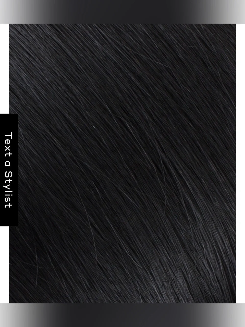 Premium Black Clip-In Human Hair Extensions - Sleek Natural Black